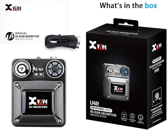 Xvive U4R Wireless in-Ear Monitor System Receiver - Image 5