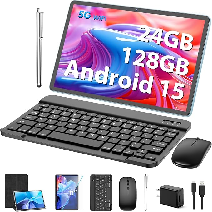 Android Tablet, 11 inch Android 15 Tablet by Suicoey