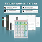 BOYI Y17 Aluminum Mechanical Numpad, Wireless RGB Numeric Keypad, Quick Release - Image 3