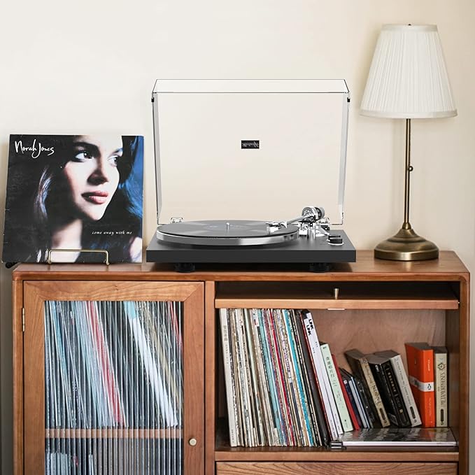 Turntables Record Player Wireless Output Connectivity Vinyl Player Belt-Drive - Image 7