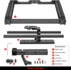 Universal Aluminum Alloy DSLR Mirrorless Camera Camcorder Stabilizer Extension - Image 6