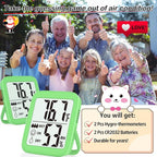 Antonki 2 Pack Room Thermometer - Image 7