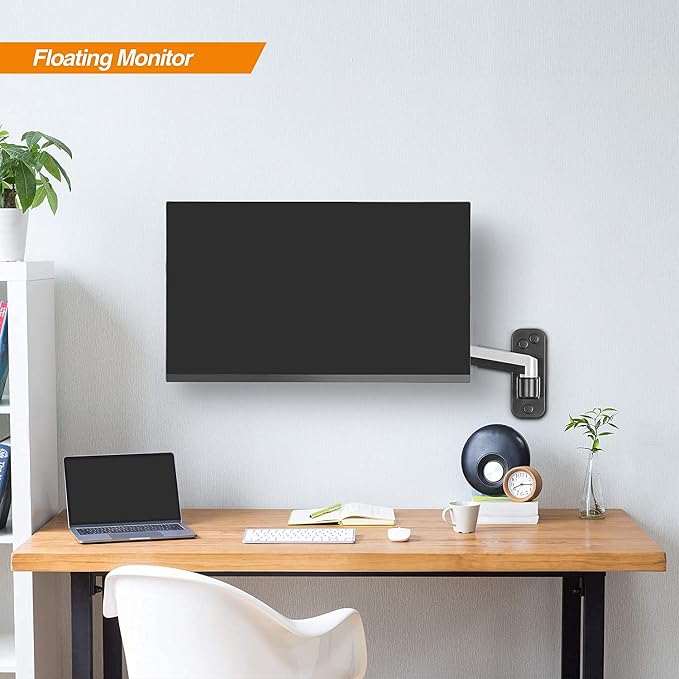 AVLT Single 13"-32" Monitor Wall Mount fits One Flat/Curved Computer Monitor - Image 8