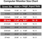 20 Inch Computer Privacy Screen Protector - Image 3