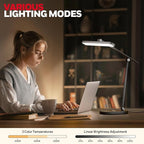 Honeywell Desk Lamp for Home Office, H4 Sunturalux™ Eye-Caring LED Desk Light - Image 2