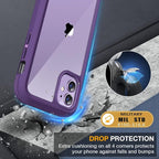 Miracase Glass Series for iPhone 11 Case 6.1 inch, Upgraded Full-Body Rugged - Image 3
