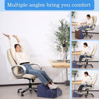 Foot Rest for Under Desk at Work.Multifunctional 3-Tier Foot Stool, - Image 5