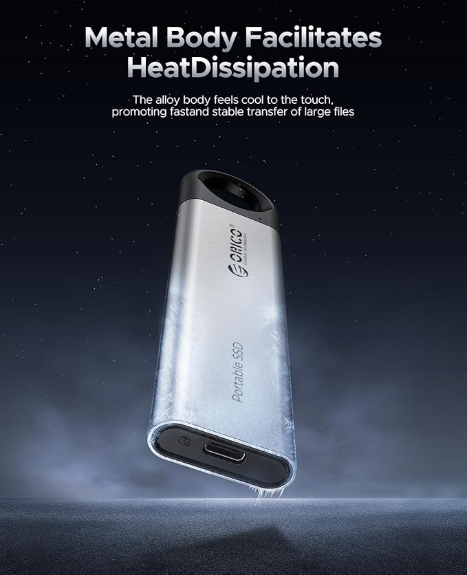 ORICO 2TB External SSD Up to 1050MB/s, Hanging Hole Design Portable Solid State - Image 5