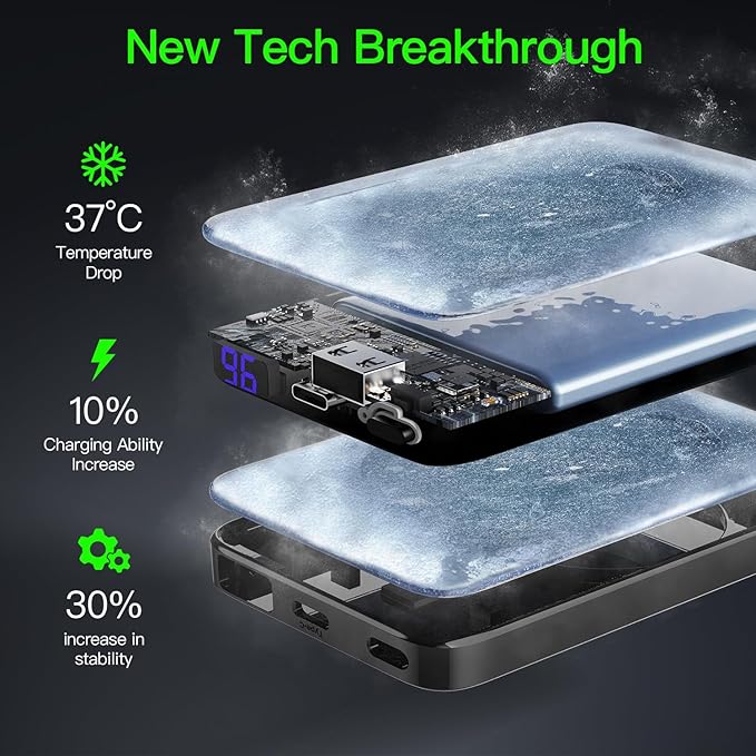2025 Magnetic 15W Power Bank for iPhone, 5000mAh Magsafe Battery Pack - Image 4