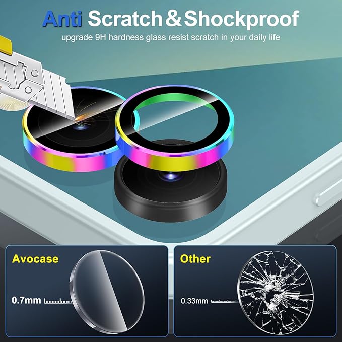 for Samsung Galaxy Z Flip 7 Camera Lens Protector, Individual Metal Ring - Image 3