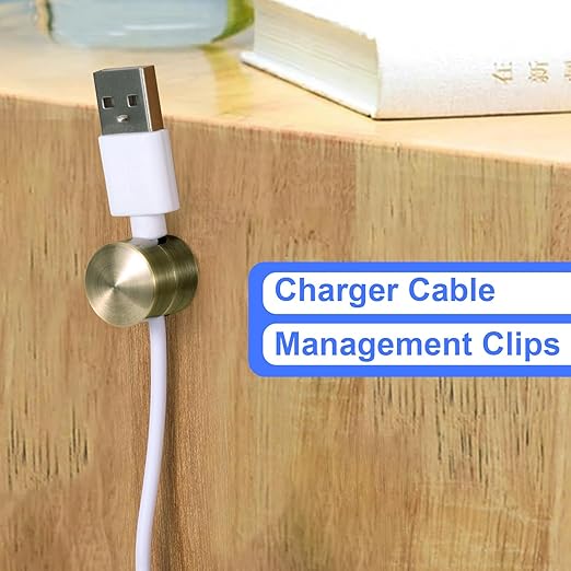1 Set Charger Holders for Cords, Antique Copper Color Adjustable Cable Anchor - Image 4