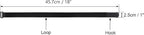 12 Pack 1 x 18 Inches Hook and Loop Reusable Fastening Cable Tie Down Straps by - Image 3