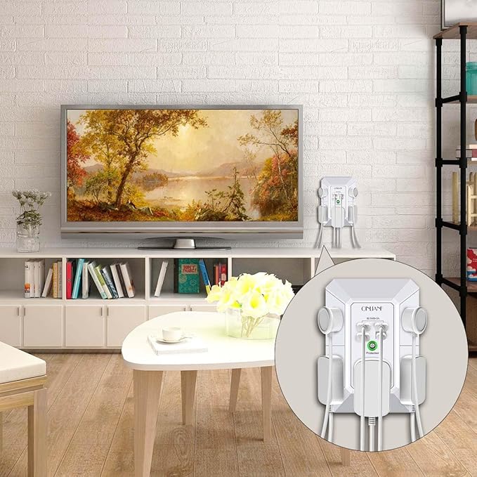 Wall Charger, Surge Protector, QINLIANF 5 Outlet Extender - Image 4