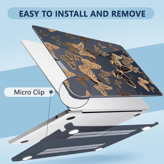 Compatible with MacBook Air 15 inch Case, M4 A3241/M3 A3114/M2 A2941, Hard Shell - Image 3