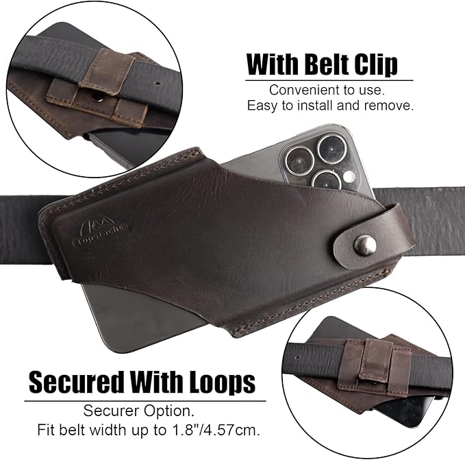 Topstache Leather Phone Holster - Image 4