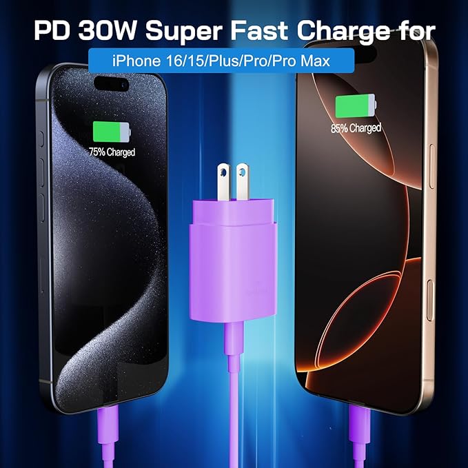 30W USB C i Phone 16 15 Charger Fast Charging, iPad Pro - Image 2