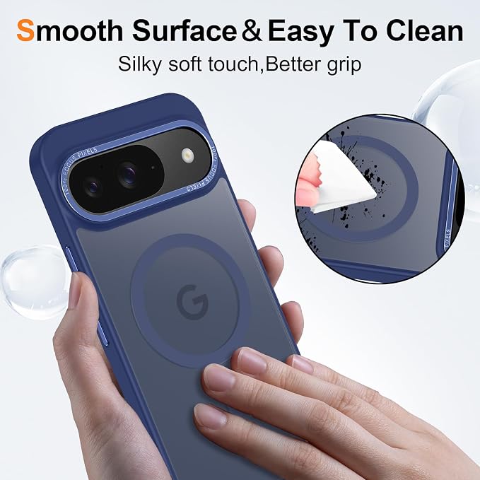Magnetic for Google Pixel 10/Pixel 10 Pro Case, Shockproof Slim Translucent - Image 5