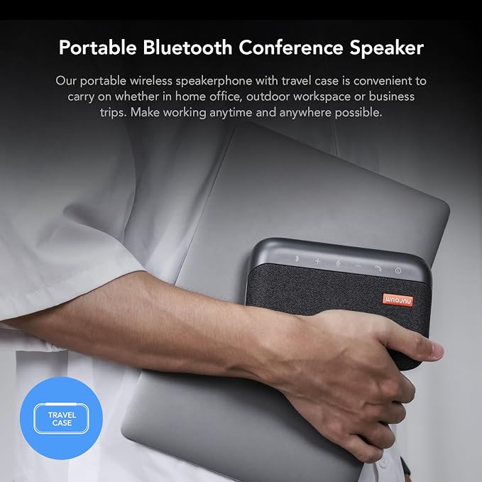NUROUM A05B Bluetooth Conference Speaker and Microphone, Portable Wireless - Image 4