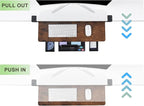 Keyboard Tray Under Desk with Drawer, 26.77" X 11.81"Large Size Keyboard Tray - Image 4
