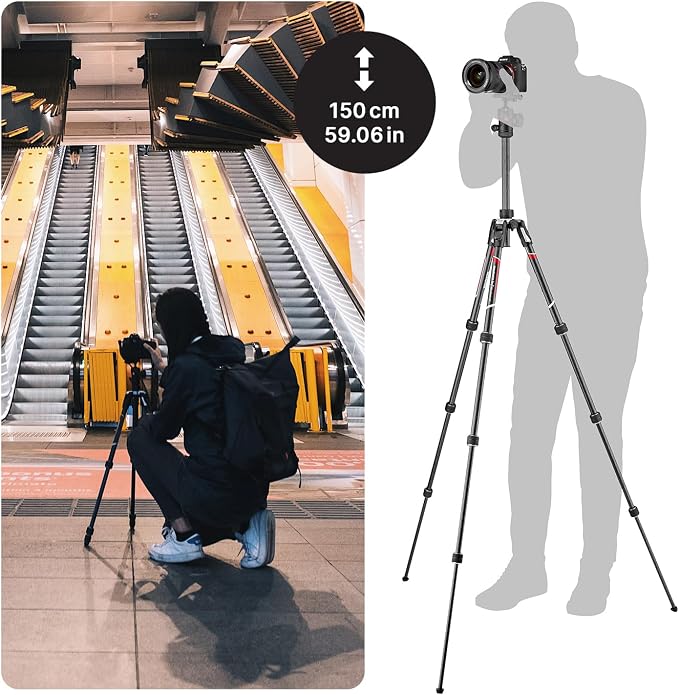 Manfrotto Befree Advanced Twist Camera Tripod Kit, Travel Tripod Kit - Image 2