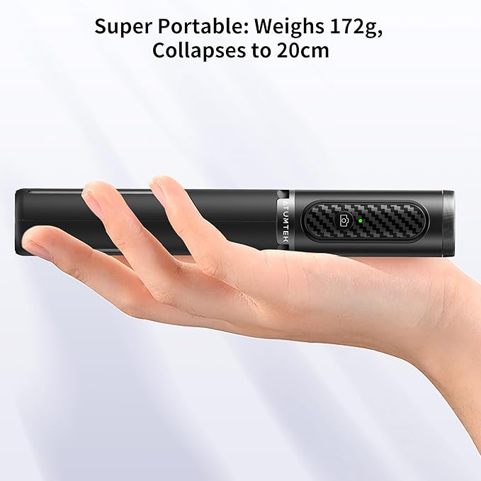 ATUMTEK Selfie Stick Tripod, Extendable 3 in 1 Aluminum Bluetooth Selfie Stick - Image 5