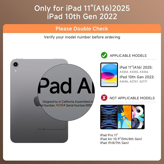 Transparent Case with Keyboard for iPad 11th Gen 11 Inch. & 2022 iPad 10th Gen - Image 2