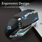 TENMOS T12 Wireless Gaming Mouse Rechargeable, 2.4G Silent Optical Wireless - Image 6