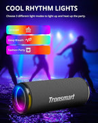 Tronsmart T7 Lite 24W Portable Bluetooth Speaker, Enhanced Bass, Rainbow Light - Image 6