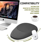 Hokafenle Ergonomic Mouse Pad Wrist Support, Terraced Slope Carpal Tunnel Wrist - Image 4