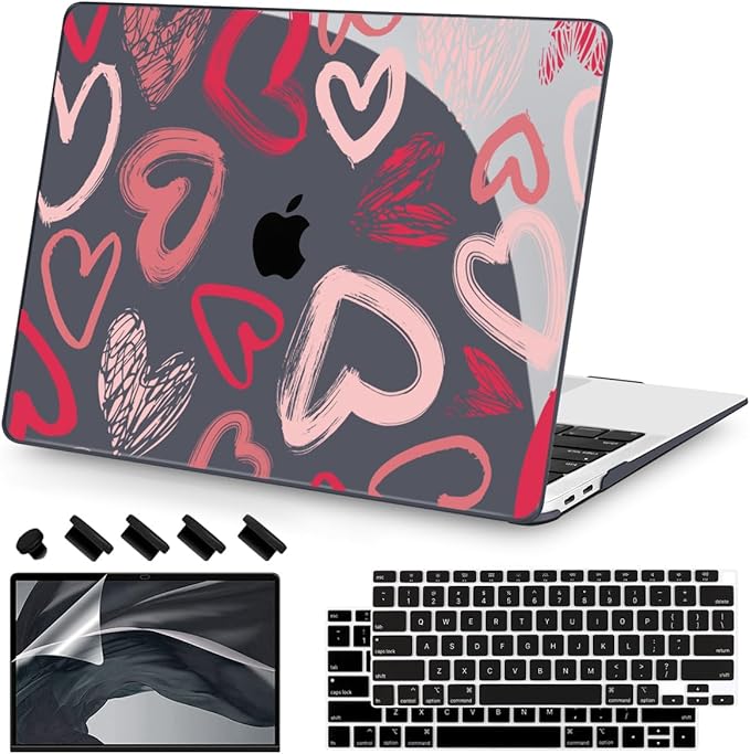 Teryeefi for MacBook Air 13 inch Case M1 A2337 A2179 A1932 by Teryeefi
