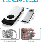 ABLAZE 128MB Flash Drive 10 Pack, Metal USB 2.0 Thumb Drives - Image 5