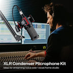 Condenser Microphone XLR, Professional Studio Recording Microphone - Image 2