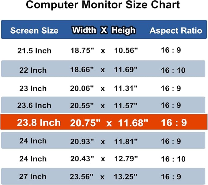 23.8 Inch Computer Privacy Screen Shield - Image 6