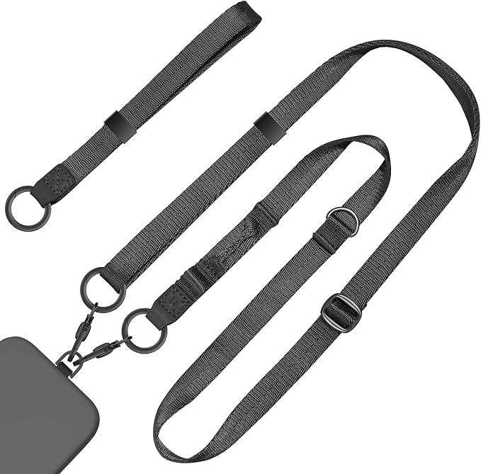 Phone Lanyard 2 in 1, Anti Theft Phone Strap Crossbody by Posadina