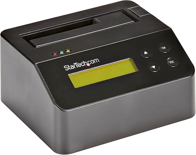 StarTech.com Single Bay SSD/HDD Hard Drive Eraser, 2.5/3.5" SATA, Hostless by StarTech