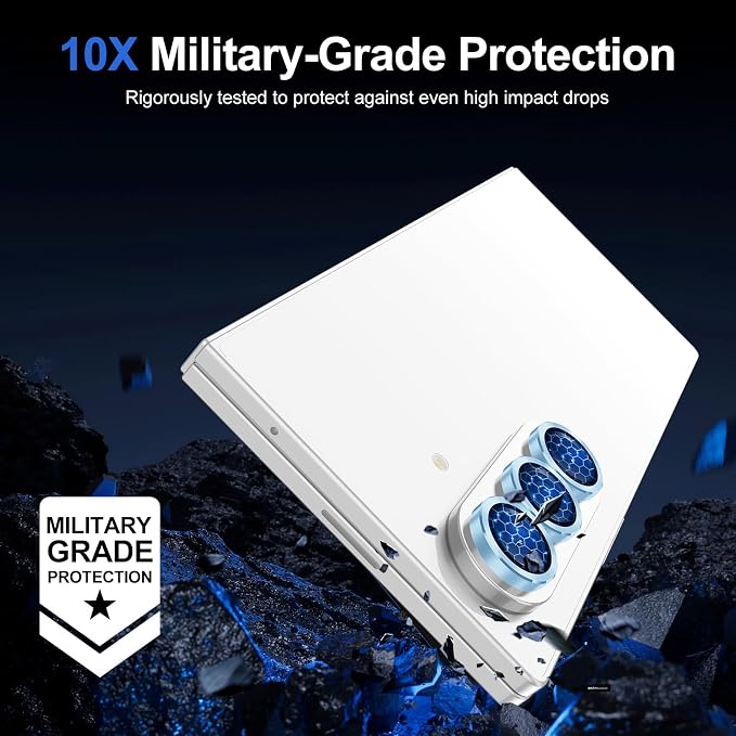 for Samsung Galaxy Z Fold 7 Camera Lens Protector, Individual Metal Ring - Image 5