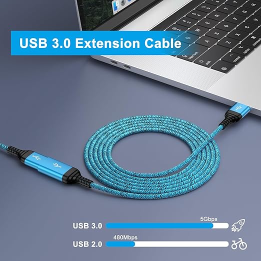 USB Extension Cable 10 FT, PlayStation, Hard Drive, Flash Drive - Image 3