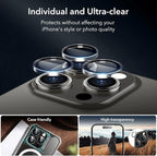 ESR 3+1 Pack for iPhone 15 Pro Screen Protector, 3 Black Edge Tempered-Glass - Image 5