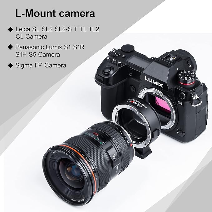 Viltrox EF-L Electronic AF Auto Focus Lens Mount Adapter Compatible - Image 5
