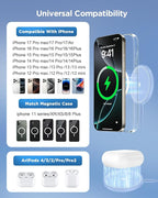 Magnetic Wireless Charger Fast Charge Strong Magnet Charging Pad - Image 3