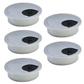 5 Pcs Desk Grommet 3-1/8" / 80 mm, Desk Cord Hole Cover, Cable Grommet ABS by EASYEAH