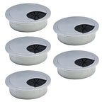 5 Pcs Desk Grommet 3-1/8" / 80 mm, Desk Cord Hole Cover, Cable Grommet ABS by EASYEAH
