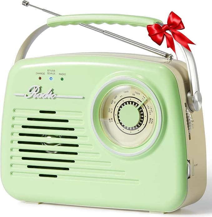 Small Radios Portable AM FM, Vintage Transistor Radio by BingxueRadio