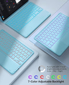 GreenLaw Keyboard Case for iPad Air 11-inch 2025/2024 & Air 4th/5th Gen & iPad - Image 4