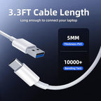 Intpw USB C Hub 10Gbps, 4 Port USB Splitter - Image 5
