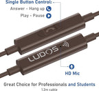 LUDOS OMNITONE Wired Earbuds in-Ear Headphones, 5 Year Warranty, Earphones - Image 3