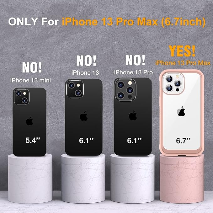 Miracase Glass Case for iPhone 13 Pro Max 6.7 inch, Upgrade Full-Body Clear - Image 7
