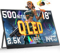 UPERFECT QLED Portable Monitor 2K 144HZ 18'' 100% DCI-P3 500Nits w/VESA & Stand by UPERFECT