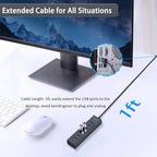 Upgraded USB Hub 3.0, VIENON 7-Port USB Extender Splitter - Image 4