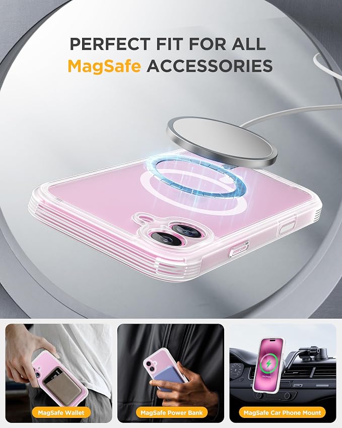 Miracase for iPhone 16 Case 6.1'', Full-Body Bumper Phone case - Image 6